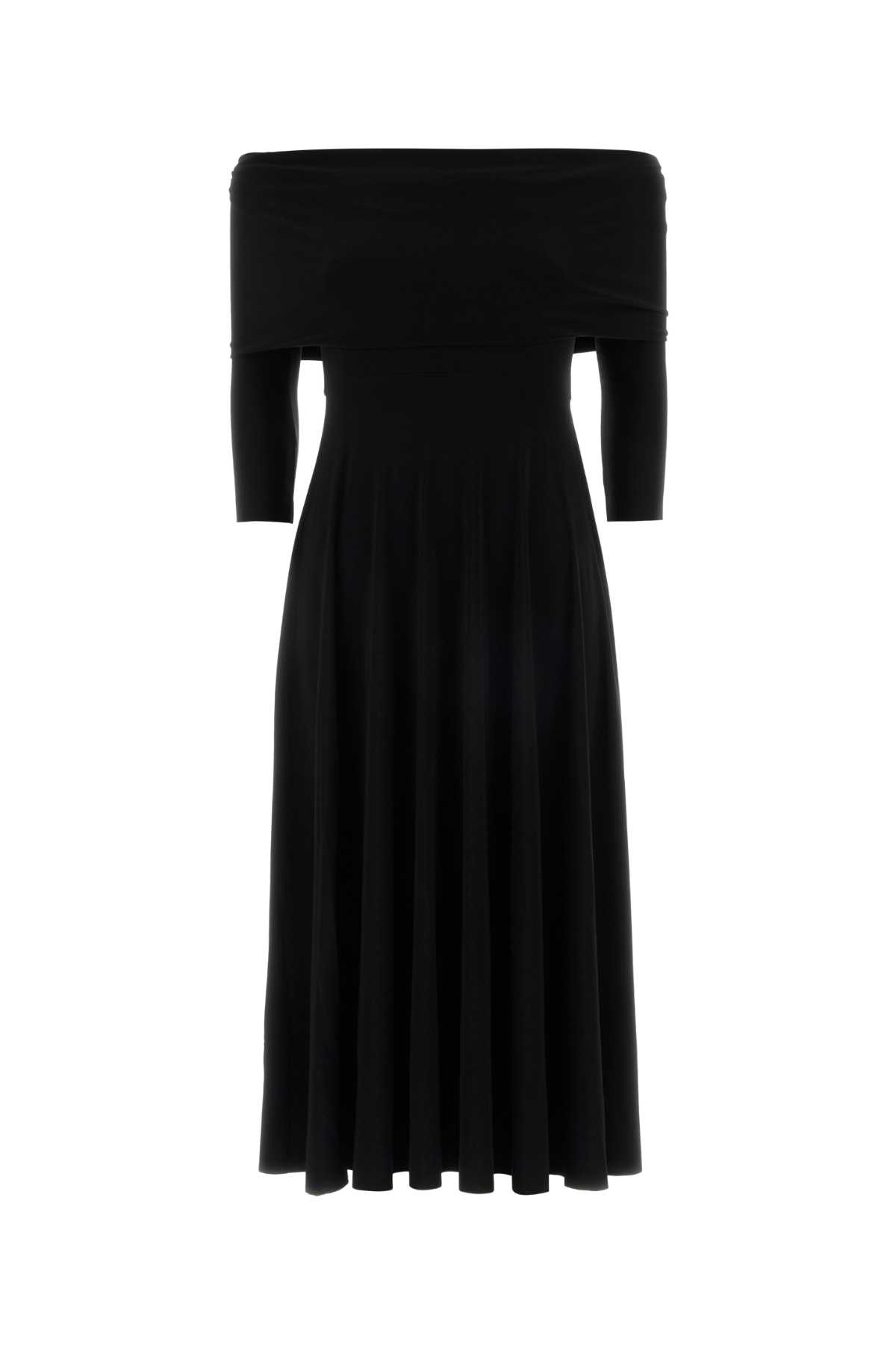[Norma Kamali] Short sleeve dress SS26 KK1263PLU01 001