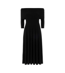 [Norma Kamali] Short sleeve dress SS26 KK1263PLU01 001