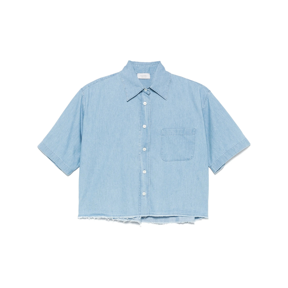 [Mazzarelli] Shirts Short Sleeve SS25 BL/1 CAMILLA BL