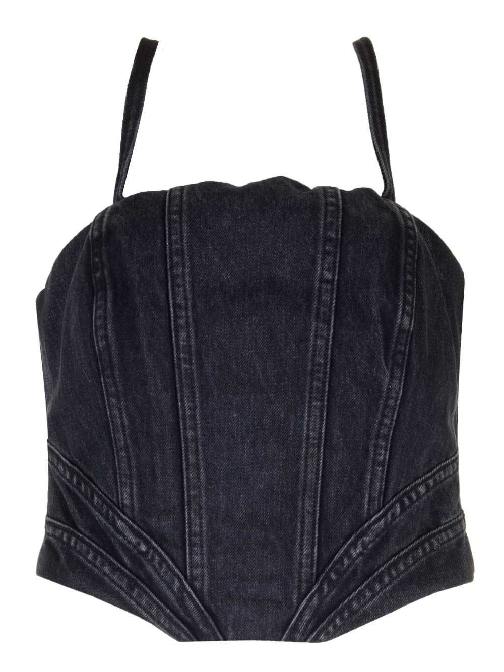 [Amiri] Bustier SS24 PS24WDF007FADED BLACK