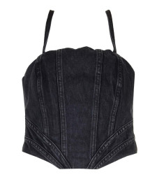 [Amiri] Bustier SS24 PS24WDF007FADED BLACK