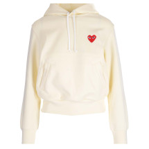 [COMME DES GARCONS PLAY] Hoodie SS24 P1T1733-IVORY