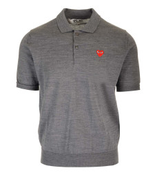 [COMME DES GARCONS PLAY] Shirts Short Sleeve SS24 AX-N094-0513-GREY
