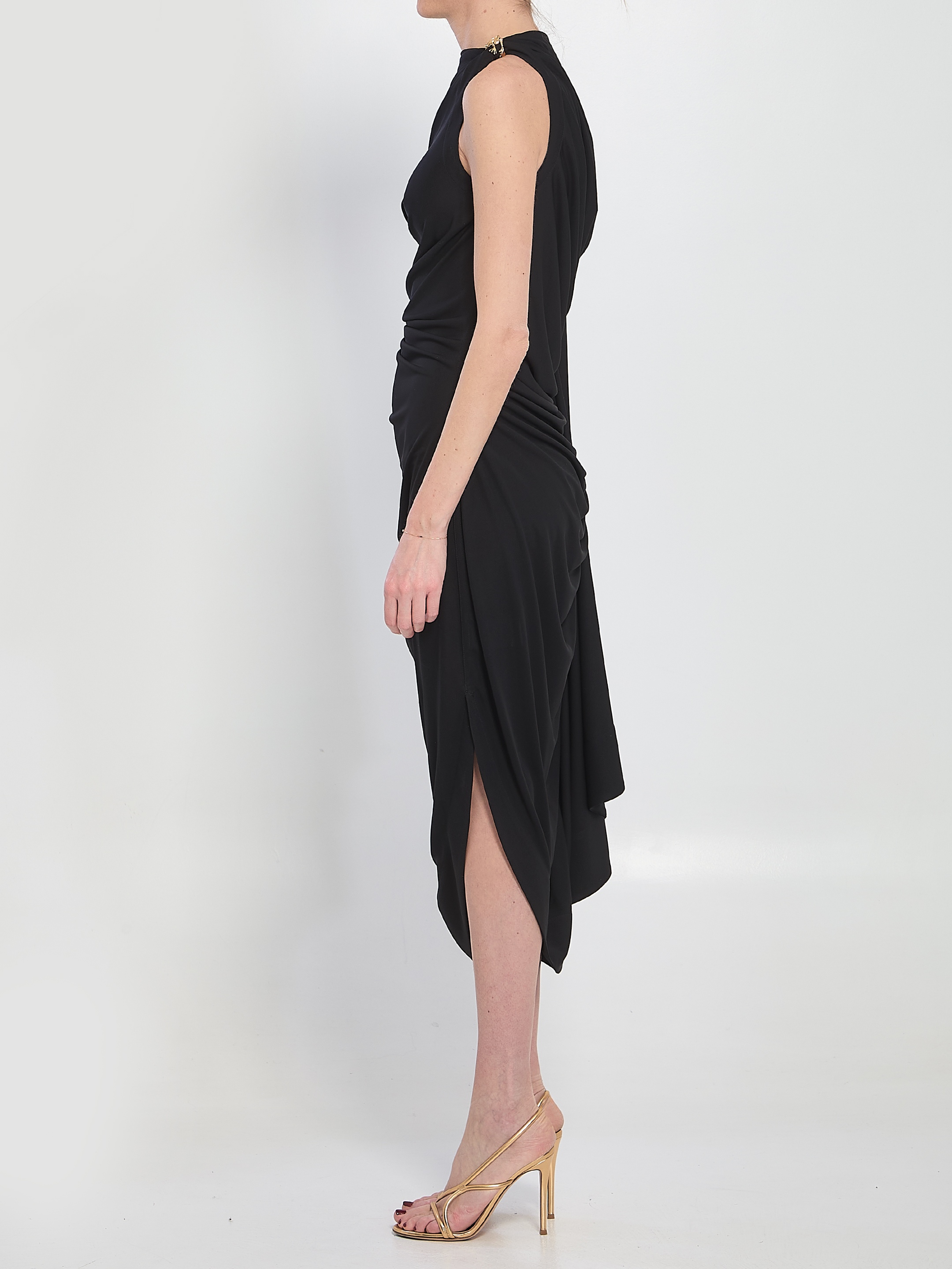 [Bottega Veneta] Sleeveless dress SS25 819930_V4N20_1000