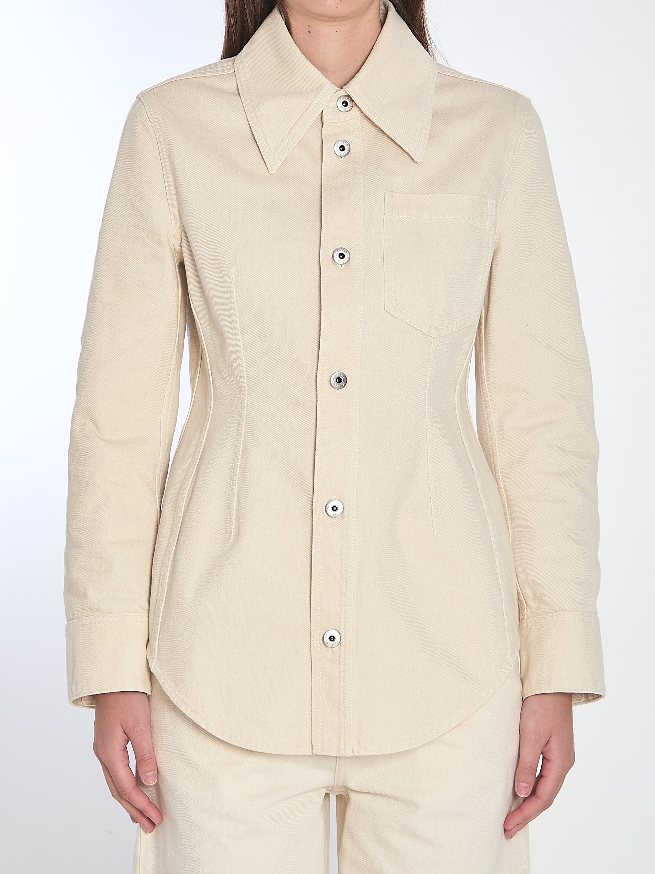 [Bottega Veneta] Shirts Long Sleeve SS25 829180_V5DV0_9247