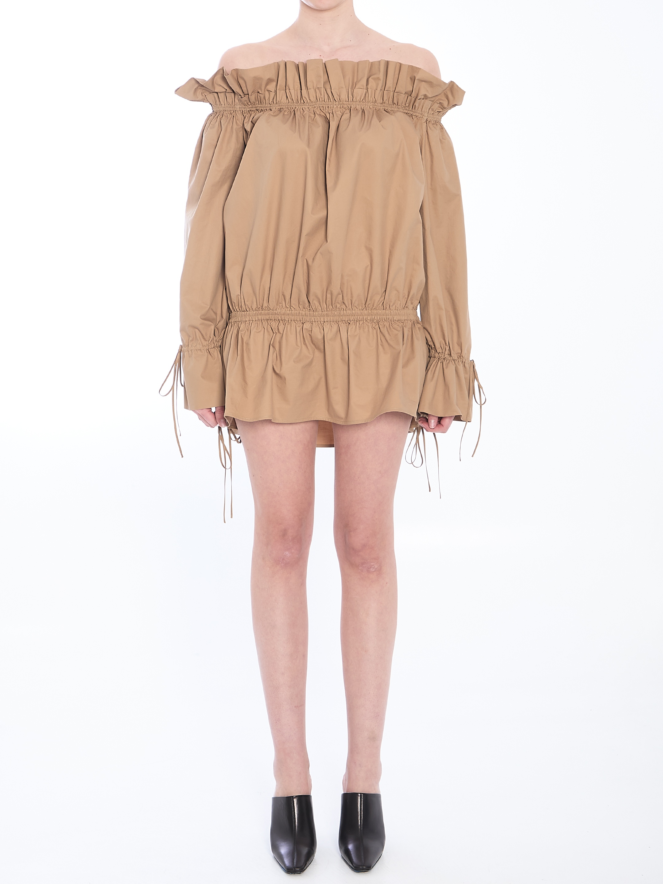 [Saint Laurent] Long sleeve dress SS25 820966_Y3K75_2560