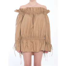 [Saint Laurent] Long sleeve dress SS25 820966_Y3K75_2560