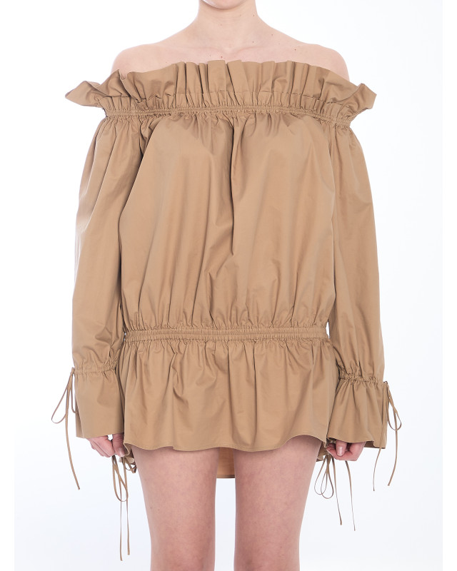 [Saint Laurent] Long sleeve dress SS25 820966_Y3K75_2560