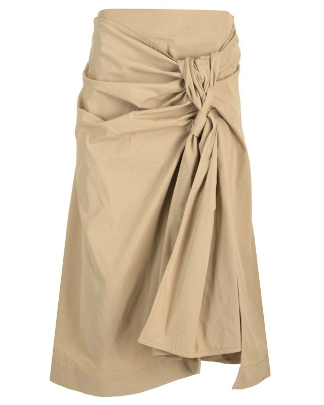 [Bottega Veneta] Midi skirt SS24 786369/VA5Y09733
