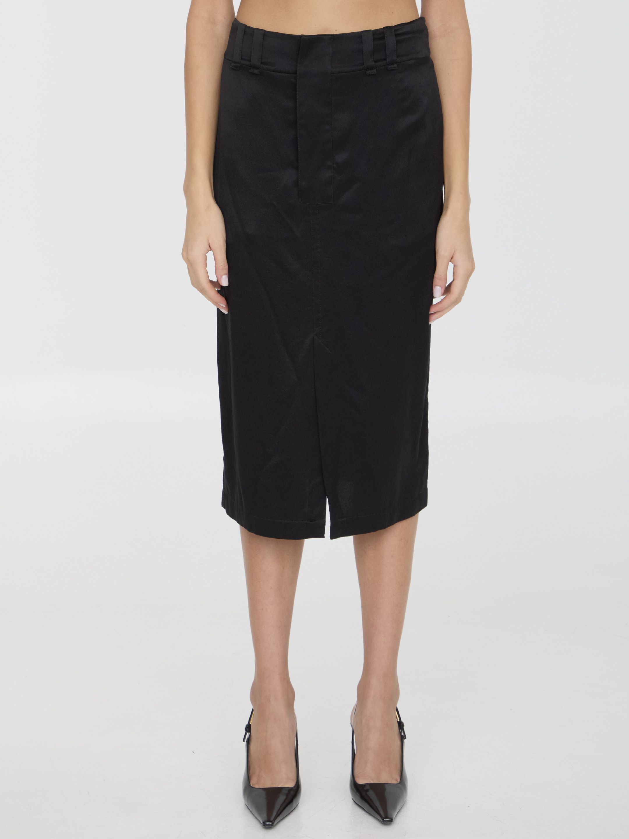 [Saint Laurent] Midi skirt FW24 785399_Y001W_1000
