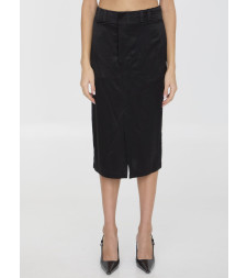 [Saint Laurent] Midi skirt FW24 785399_Y001W_1000
