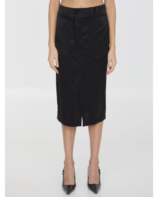 [Saint Laurent] Midi skirt FW24 785399_Y001W_1000
