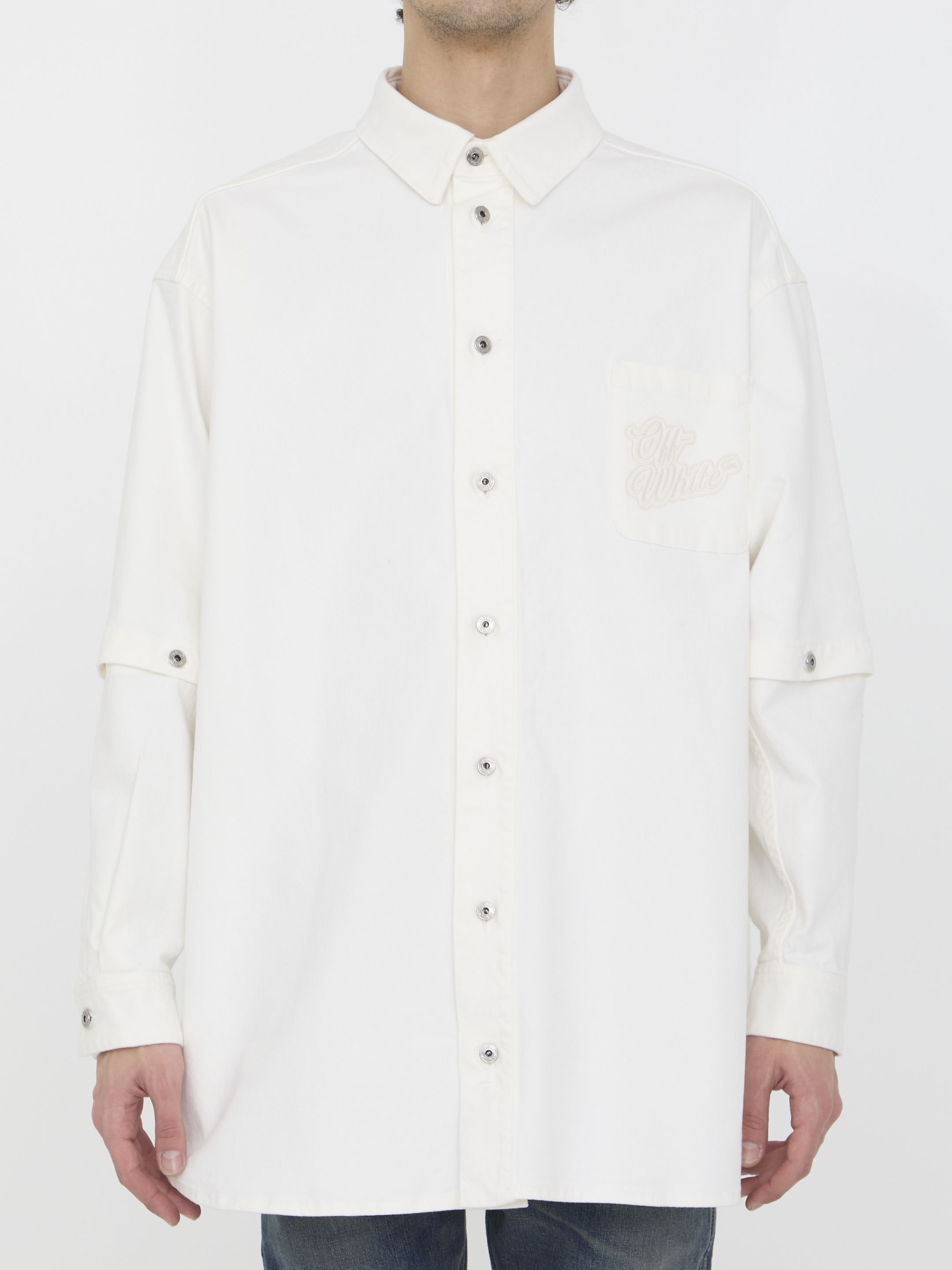 [Off White] Shirts Long Sleeve SS24 OMYD059S24DEN001__0202