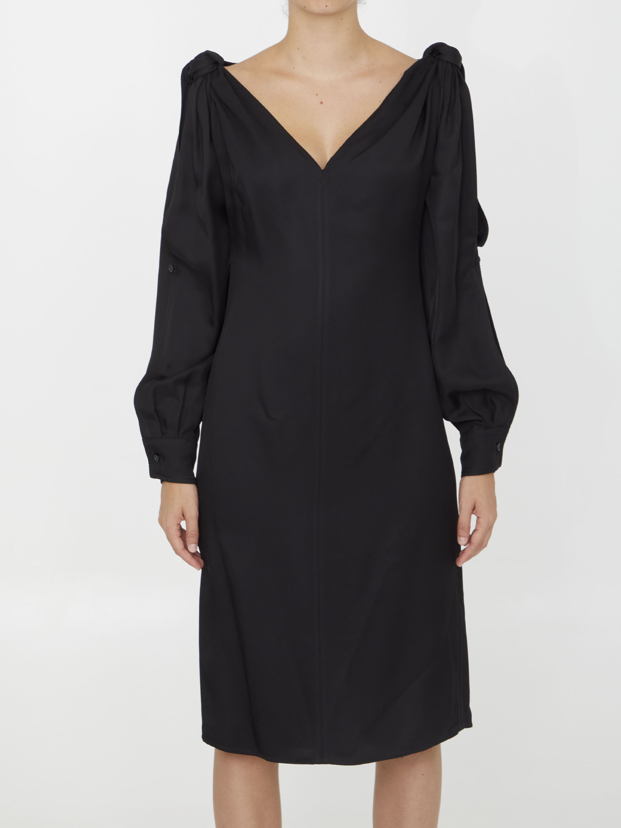 [Bottega Veneta] Long sleeve dress FW23 750275_V35B0_1000