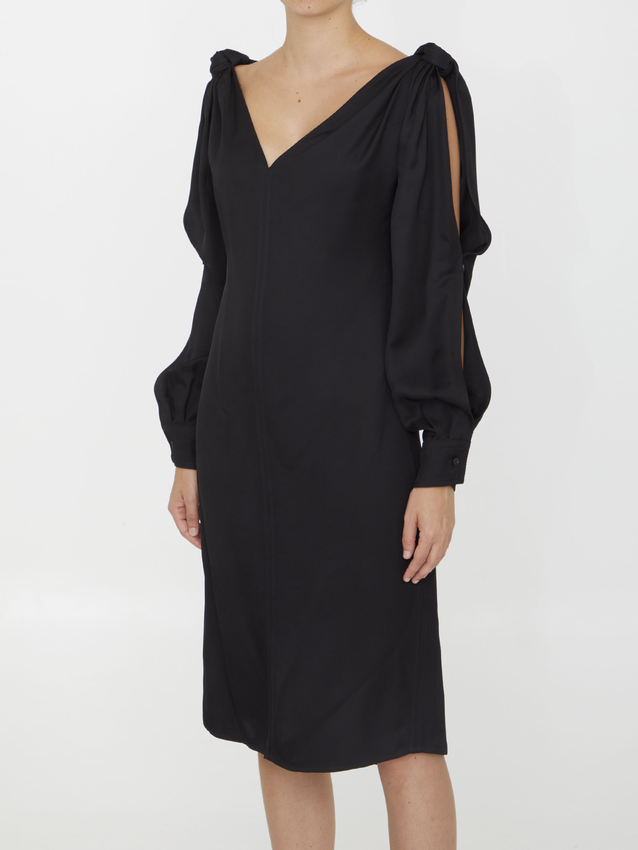 [Bottega Veneta] Long sleeve dress FW23 750275_V35B0_1000