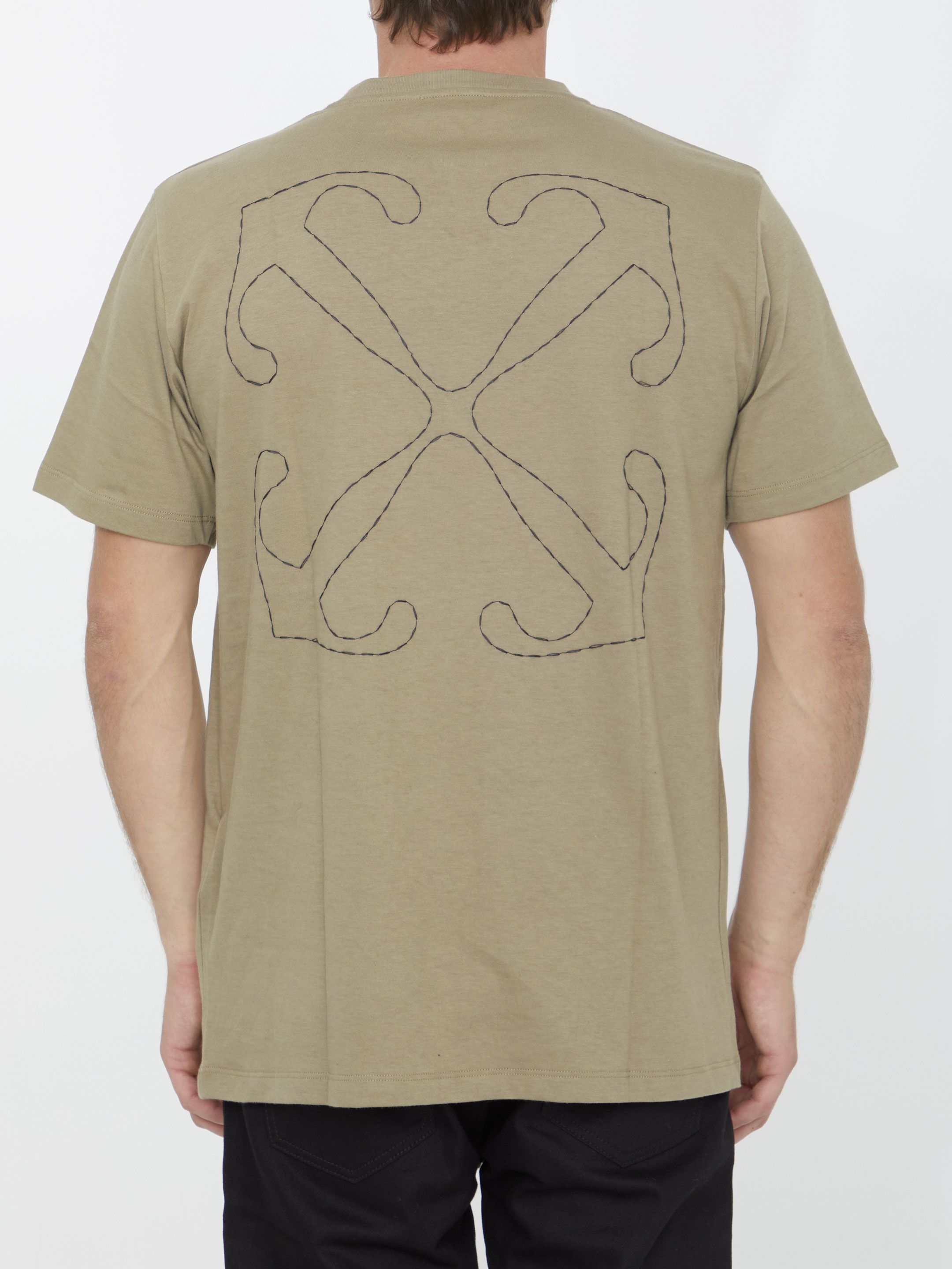 [Off White] T-shirts Short Sleeve FW23 OMAA027F23JER008__6110