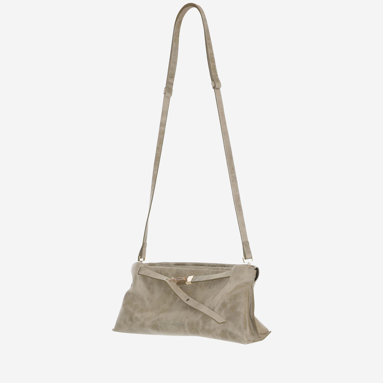 [Benedetta Bruzziches] Shoulder bag SS26 LAURENBACALLLAMBSKINTOASTEDCOCONUT