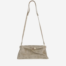 [Benedetta Bruzziches] Shoulder bag SS26 LAURENBACALLLAMBSKINTOASTEDCOCONUT
