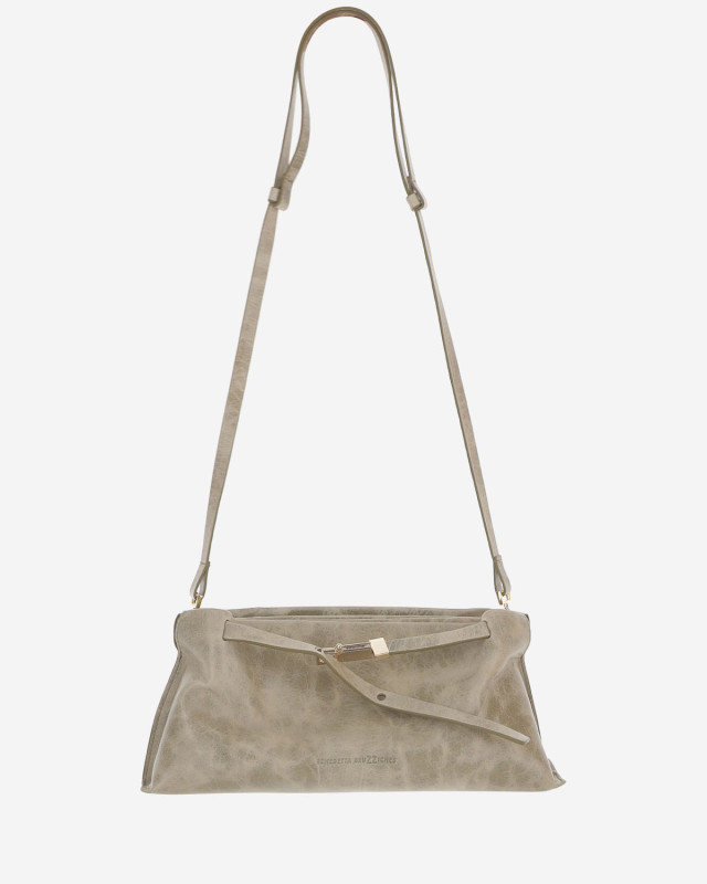 [Benedetta Bruzziches] Shoulder bag SS26 LAURENBACALLLAMBSKINTOASTEDCOCONUT
