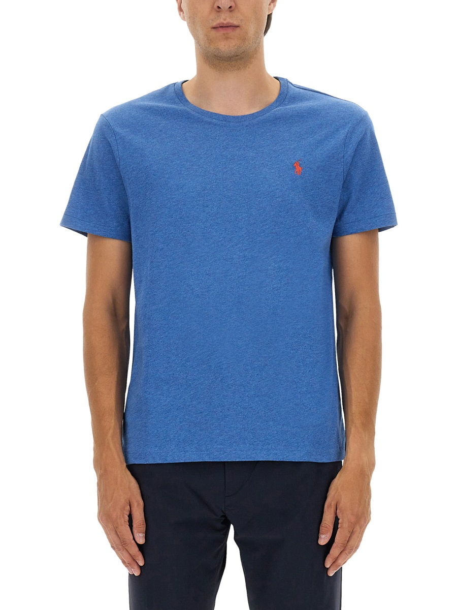 [Polo Ralph Lauren] T-shirts Short Sleeve FW25 710671438_451FRESHSURFHEATHER/C3838