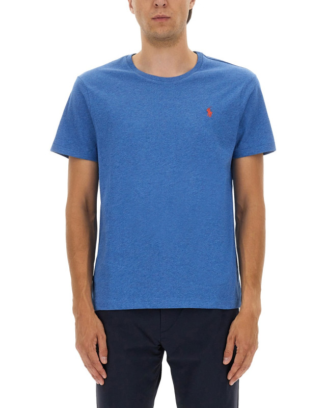 [Polo Ralph Lauren] T-shirts Short Sleeve FW25 710671438_451FRESHSURFHEATHER/C3838