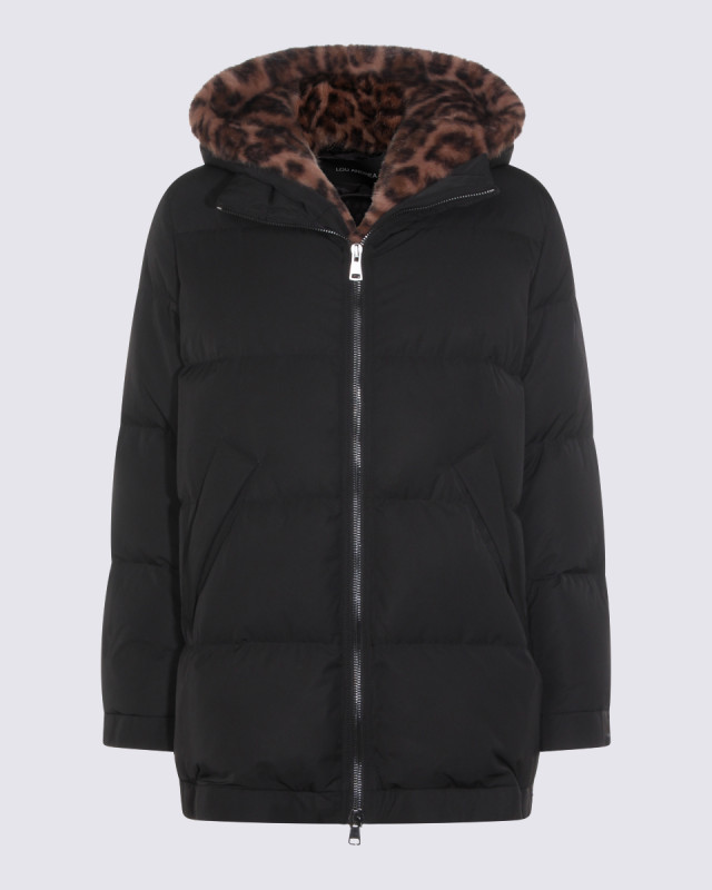 [LOU ANDREA] Fur Jacket FW25 YZ204050LUW5MAT2BLACK