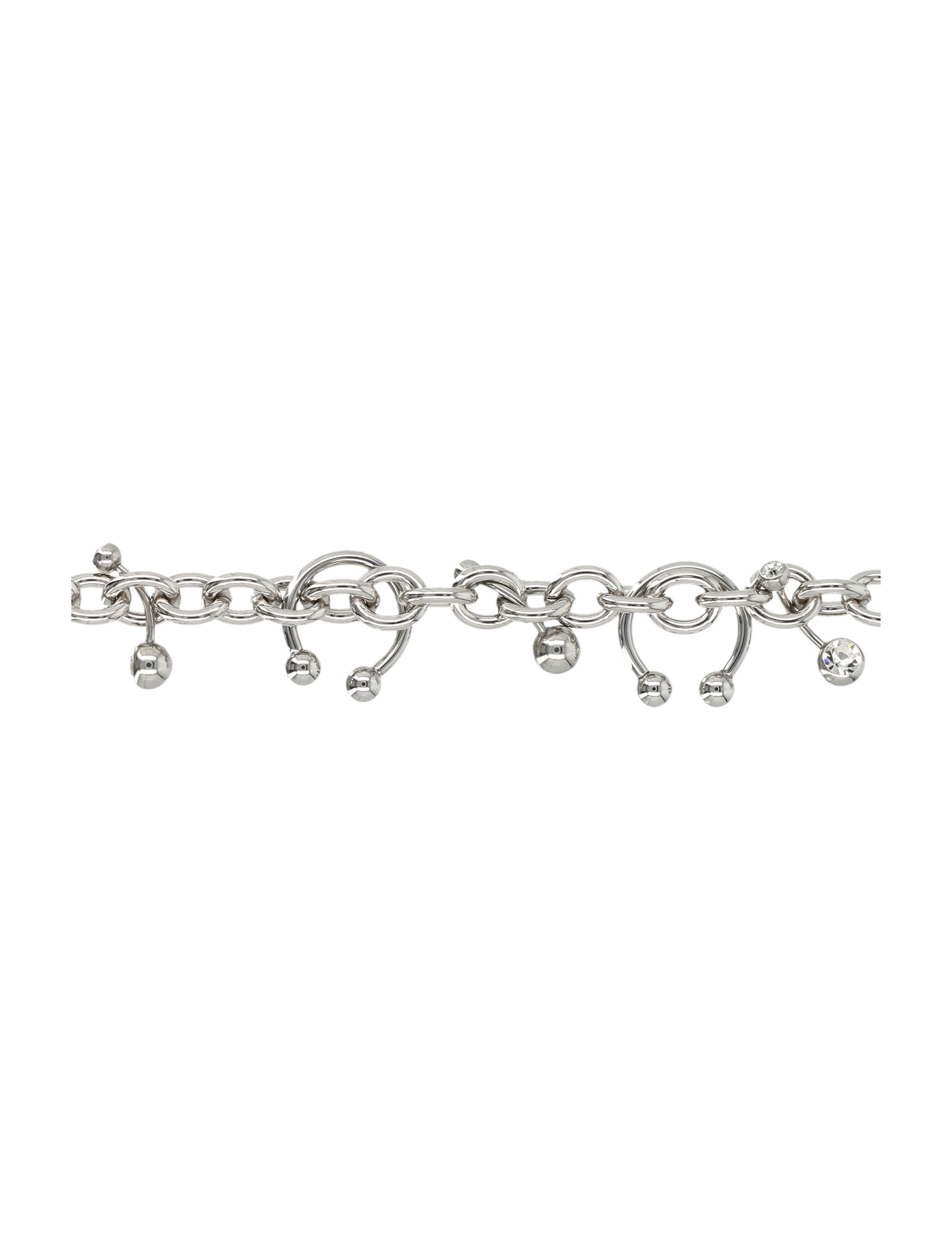 [JUSTINE CLENQUET] Brooch SS26 HOLLYNECKLACEPALLADIUM