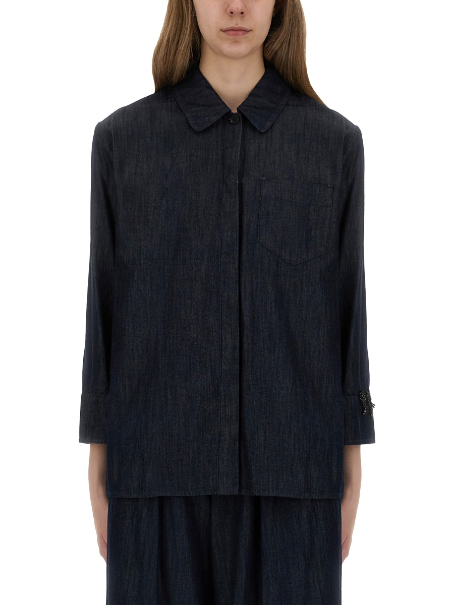 [S MAX MARA] Shirts Long Sleeve FW25 2529116032600_275001