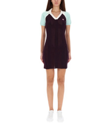 [Casablanca] Short sleeve dress FW25 W-AW25-KW-1078_01AUBERGINE