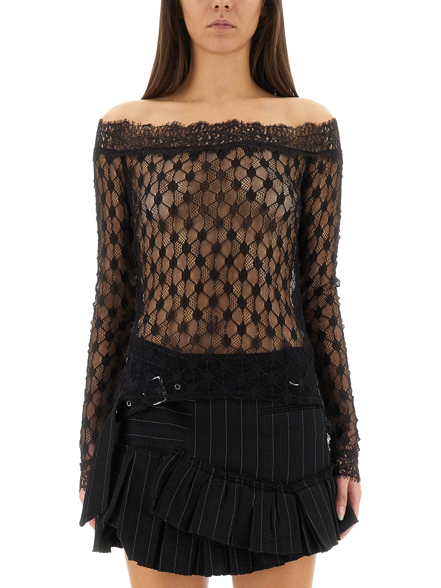 [Isabel Marant] T-shirts Long Sleeve FW25 HT0730FA_C4J06I01BK