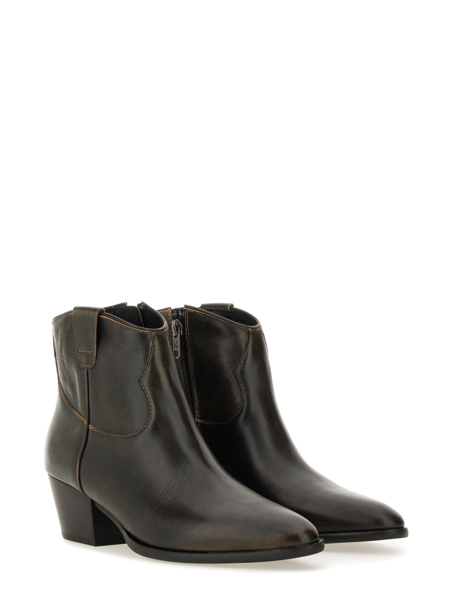 [ASH] Ankle Boots FW25 FAME07_BLACK