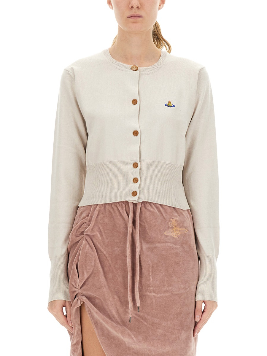 [Vivienne Westwood] Cardigan FW25 1803002U_Y001VA402