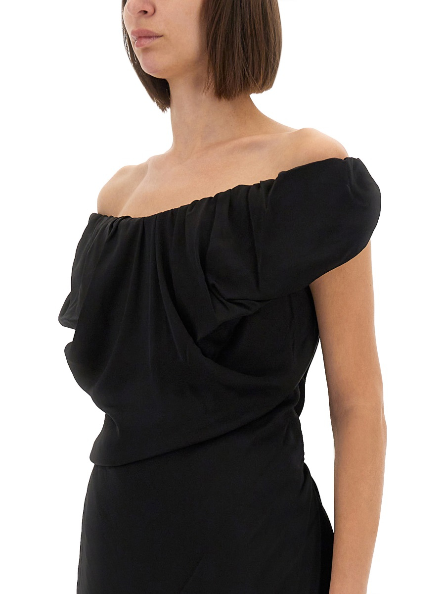 [Vivienne Westwood] Short sleeve dress FW25 1101039N_W012YN401