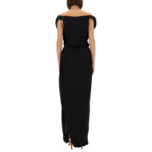 [Vivienne Westwood] Short sleeve dress FW25 1101039N_W012YN401