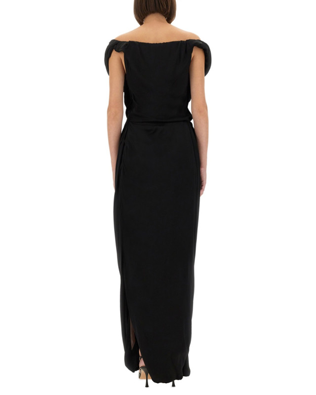 [Vivienne Westwood] Short sleeve dress FW25 1101039N_W012YN401