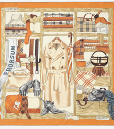 [Burberry] Scarf SS26 8125643PUMPKINORANGE
