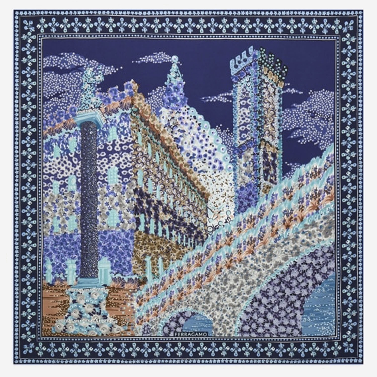 [Salvatore Ferragamo] Scarf SS26 310220001