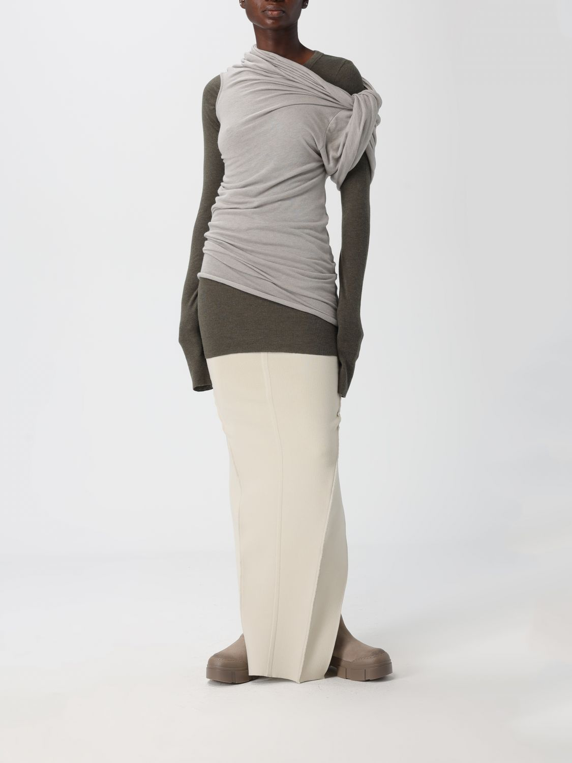 [Rick Owens] Long skirt FW25 RP01E7694KST 41