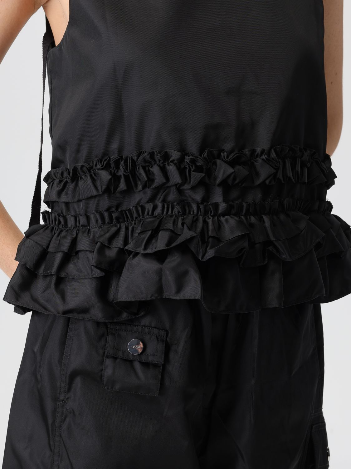 [GANNI] Tank top FW25 W0564 099