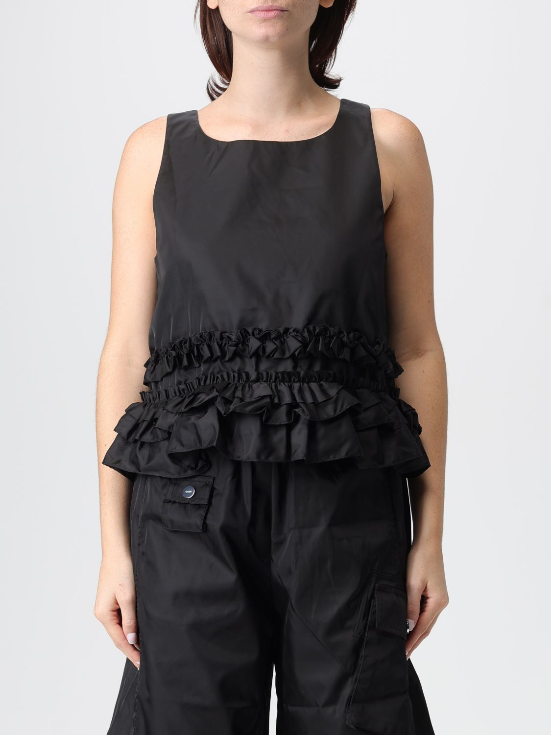 [GANNI] Tank top FW25 W0564 099