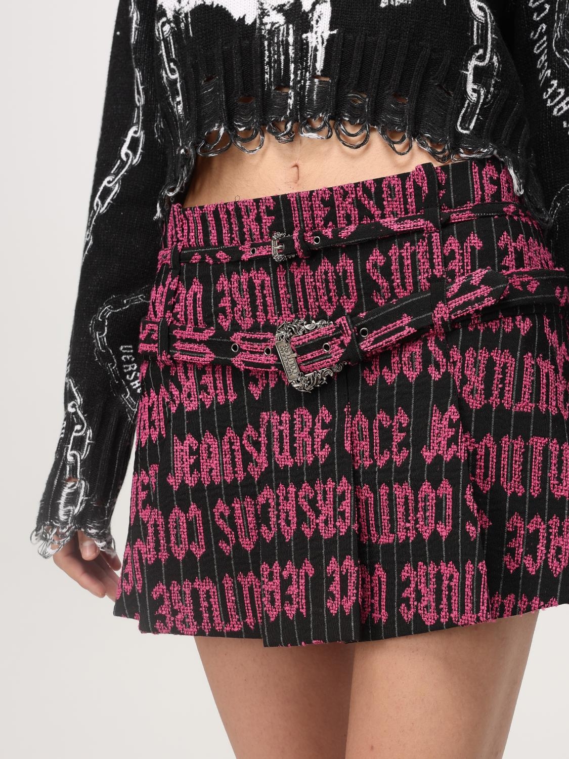 [VERSACE JEANS COUTURE] Mini skirt FW24 77HAE814N0358 QY2