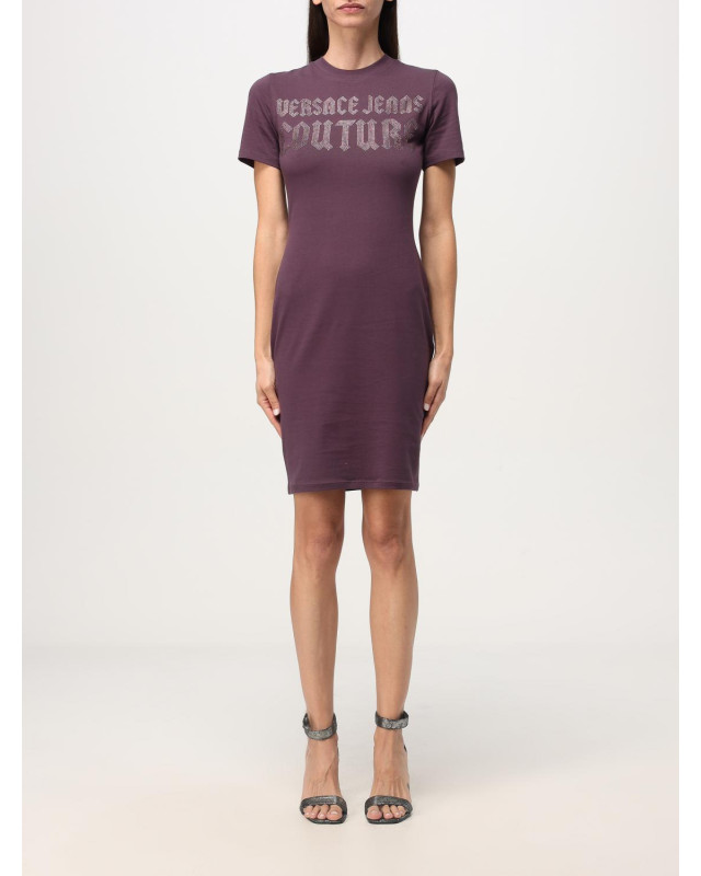 [VERSACE JEANS COUTURE] Short sleeve dress FW24 77HAOL00CJ02L 363