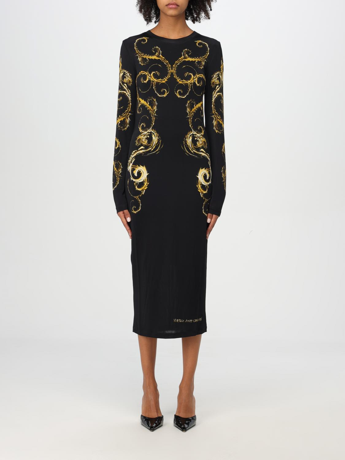 [VERSACE JEANS COUTURE] Long sleeve dress FW24 77HAO9P8JS419 G89