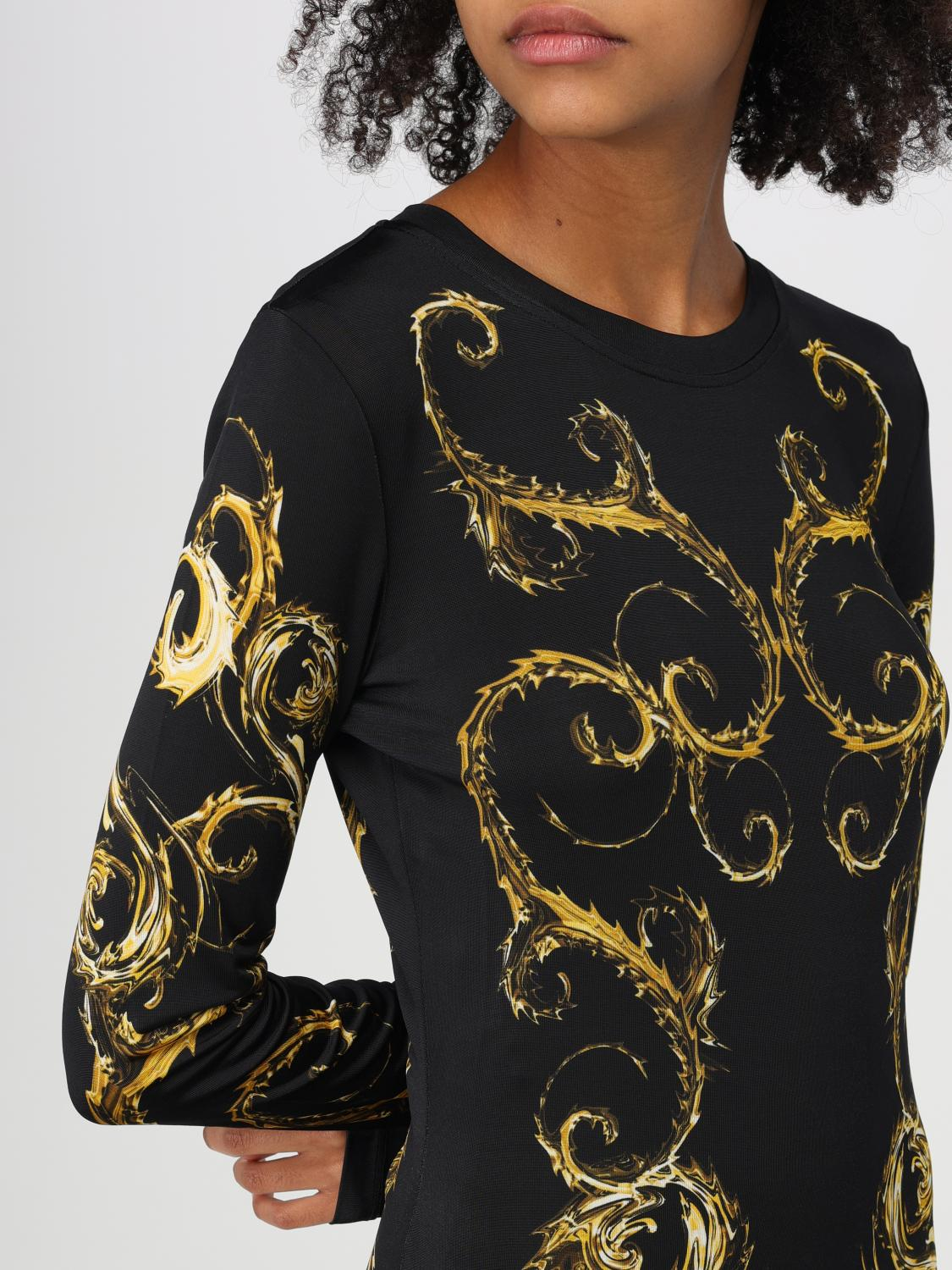 [VERSACE JEANS COUTURE] Long sleeve dress FW24 77HAO9P8JS419 G89