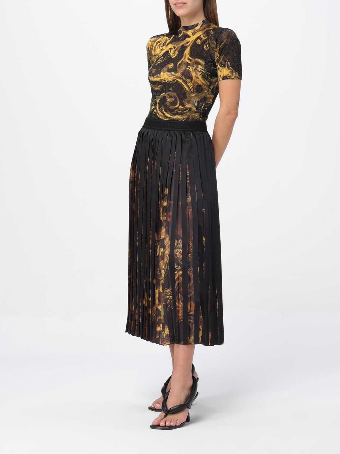[VERSACE JEANS COUTURE] Midi skirt SS24 76HAE810NS401 G89
