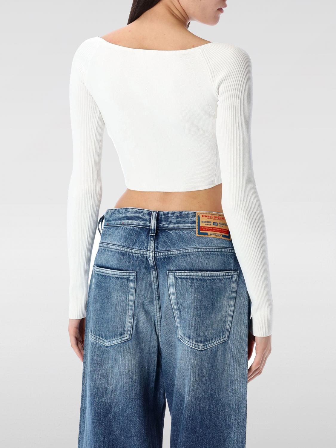 [Diesel] T-shirts Long Sleeve FW25 A141890DLAX 100