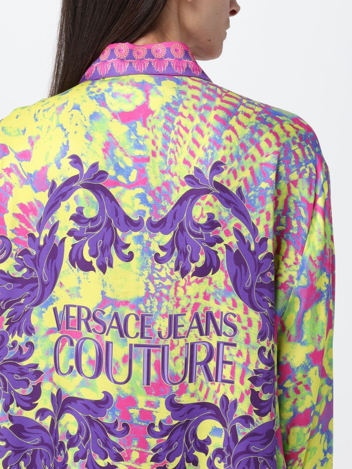 [VERSACE JEANS COUTURE] Shirts Long Sleeve SS24 76HAL2P2NS448 609