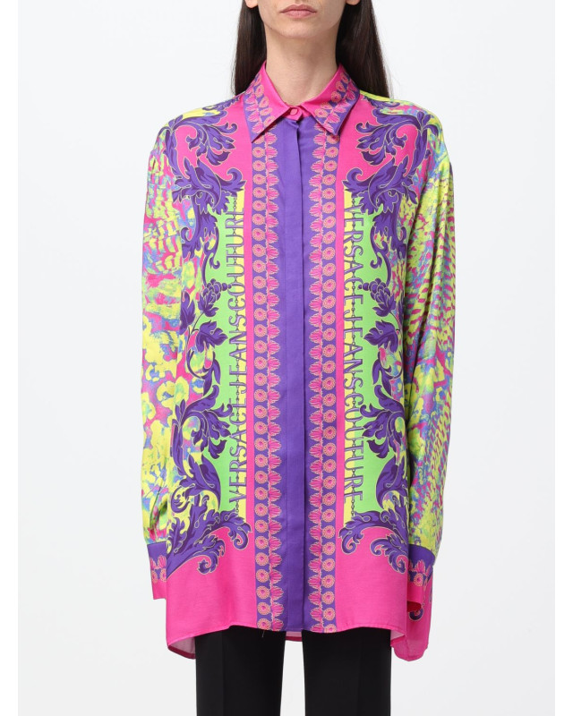 [VERSACE JEANS COUTURE] Shirts Long Sleeve SS24 76HAL2P2NS448 609