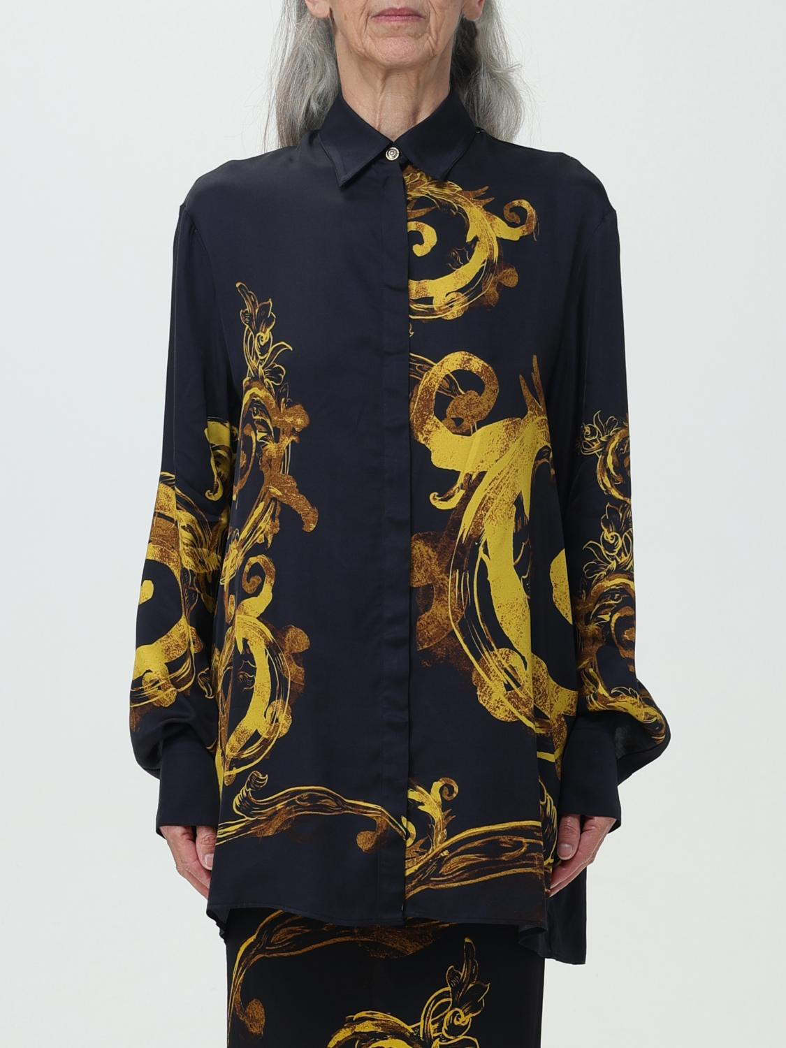 [VERSACE JEANS COUTURE] Shirts Long Sleeve SS24 76HAL2P2NS409 G89