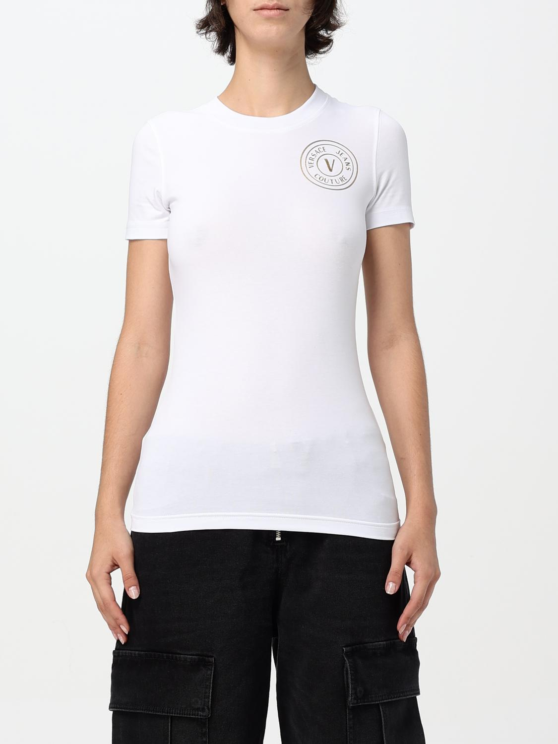 [VERSACE JEANS COUTURE] T-shirts Short Sleeve FW24 77HAHT00CJ03T G03